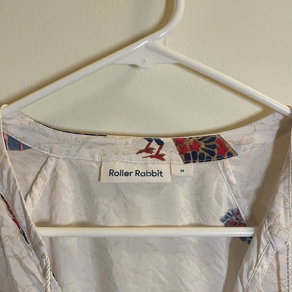 Roller Rabbit Boutique 100% silk blouse - Picture 3 of 5